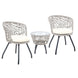 NNEDSZ Outdoor Patio Chair and Table - Grey NNEDSZ