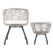 NNEDSZ Outdoor Patio Chair and Table - Grey NNEDSZ