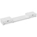 Rehausseur écran PC bureau support d'écran d'ordinateur de 60-116 cm avec 2 tiroirs, longueur et angle réglables Aosom