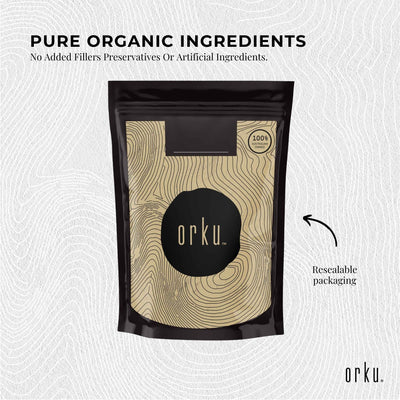 Orku 1Kg Organic Amla Powder - Indian Gooseberry Amalaki Fruit Powder