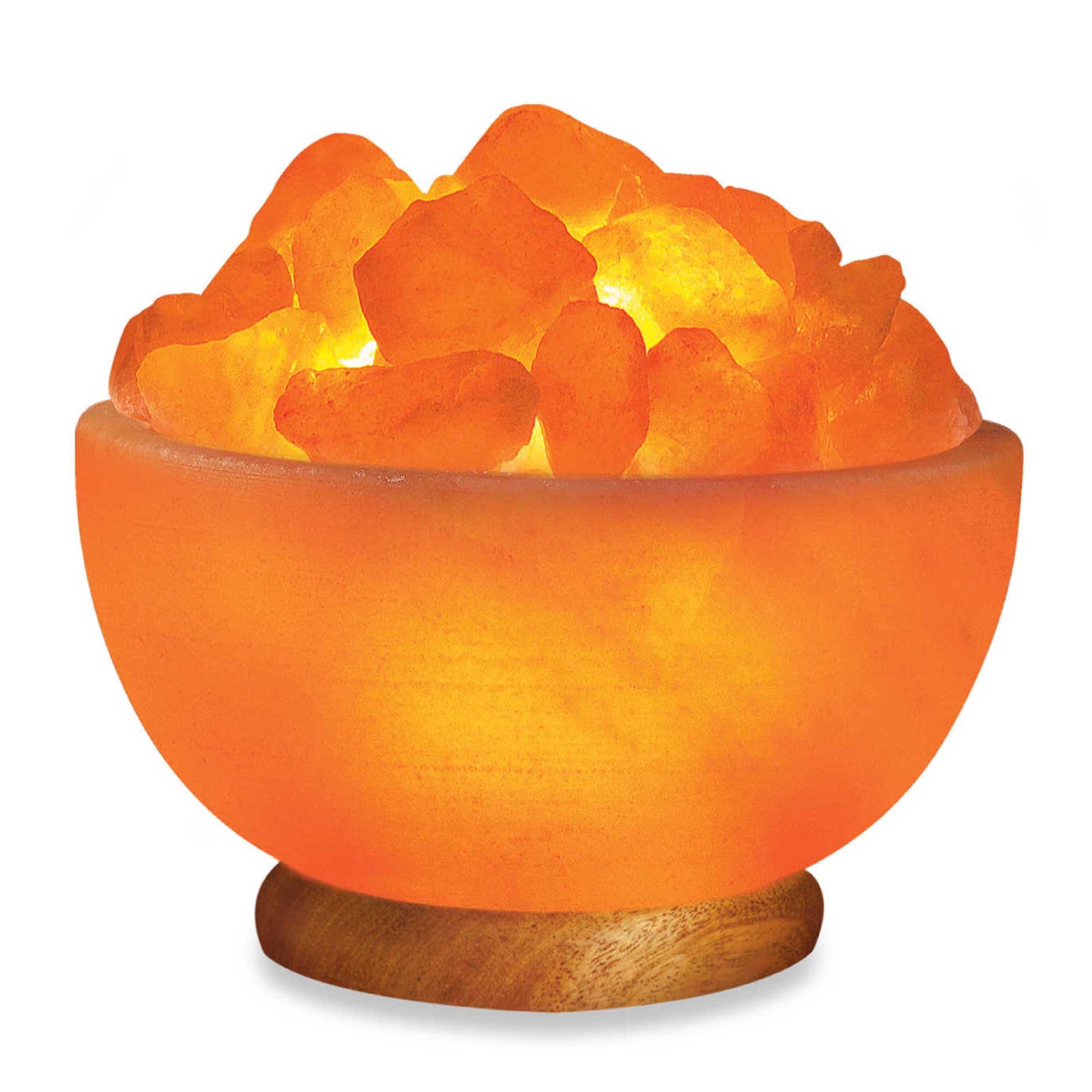 Orku Himalayan Pink Salt Lamp Night Lights in Various Shapes - Hand Carved