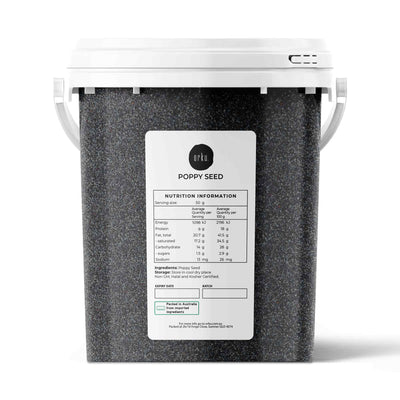 Orku Poppy Seeds Unwashed Buckets - Papaver Somniferum For Baking and Decorating