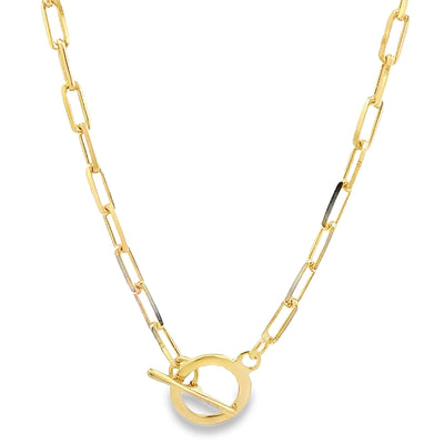 4mm Paperclip Toggle Clasp Chain (H117)