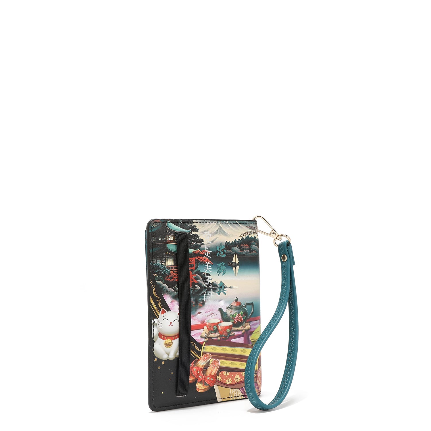 CARTERA PASAPORTE CON CORREA (AKIKO LA BELLEZA)