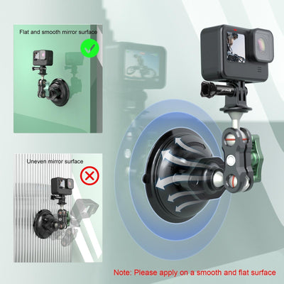 NNEIDS Aluminum Alloy Magic Arm With Strong Suction Cup