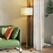 Lampadaire sur pied salon, lampe sur pied dimmable avec télécommande, abat-jour en lin, hauteur réglable 133-168cm, doré Aosom