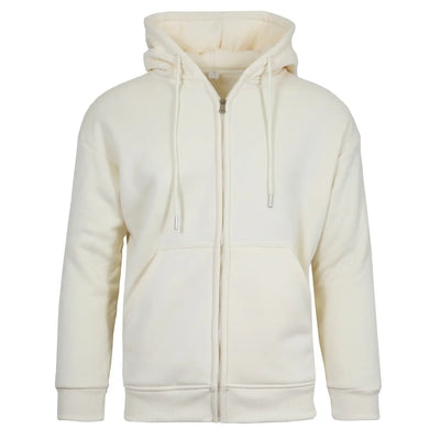 Sweat à capuche zippé intégral doublé sherpa pour homme (Tailles, S à 3XL)