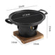 Detachable Camping Alcohol Stove Black LPO