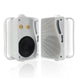 2PCS Passive Wall-Mount Speakers White CAN