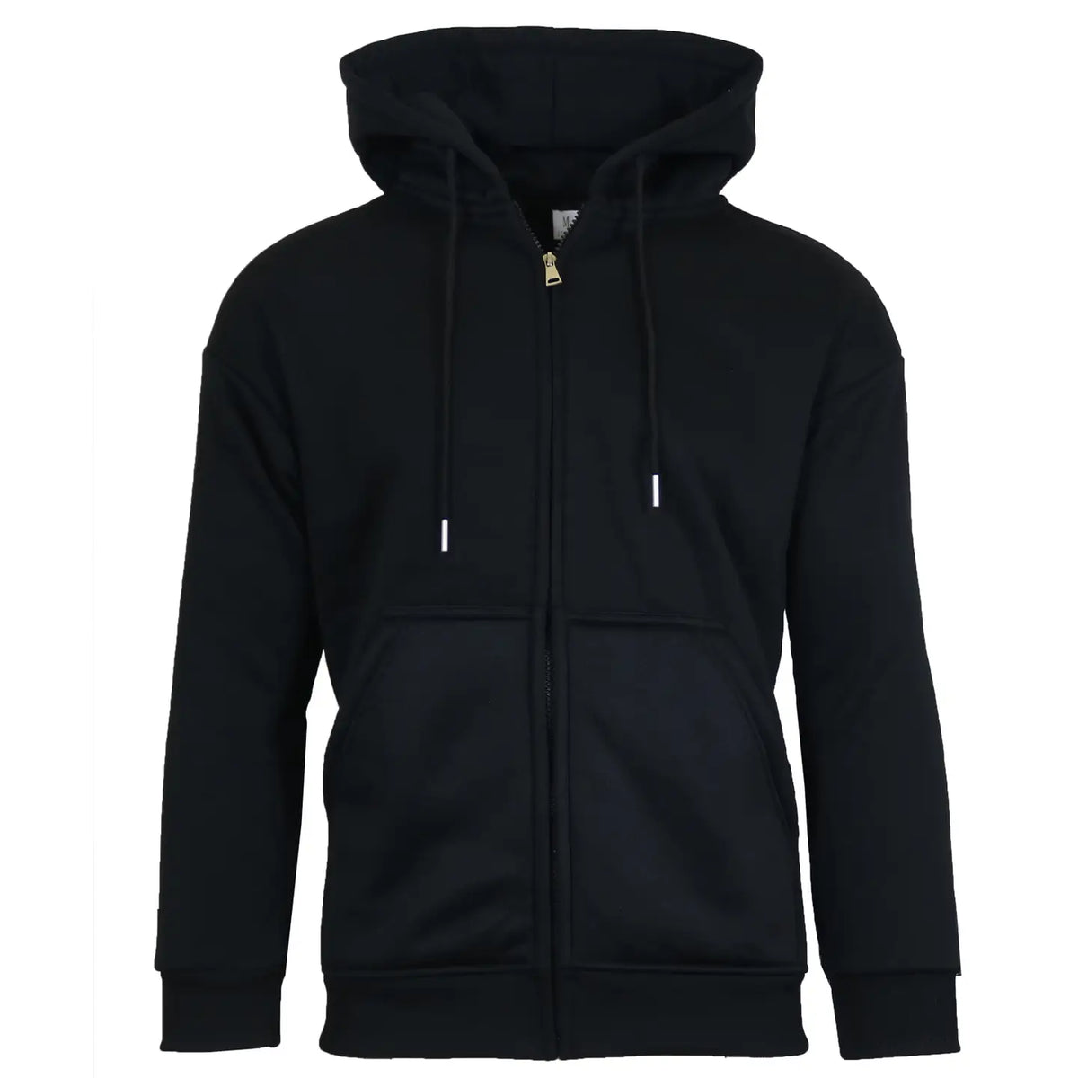 Sweat à capuche zippé intégral doublé sherpa pour homme (Tailles, S à 3XL)