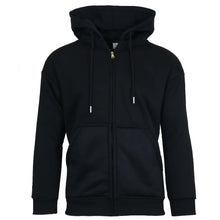 Sweat à capuche zippé intégral doublé sherpa pour homme (Tailles, S à 3XL)