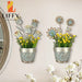 LIFFY Handcrafted Metal Flower Wall Art: Elegance for Your Home CAN