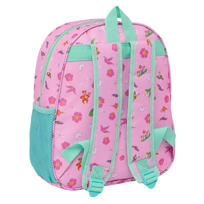 Sac enfant 3D Disney Princesse Jasmine rose 27 x 33 x 10 cm