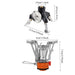 Portable All-in-One Camping Stove with Fuel Canister Converter – Lightweight Outdoor Cooking System LPO