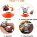 Portable All-in-One Camping Stove with Fuel Canister Converter – Lightweight Outdoor Cooking System LPO