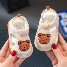First Steps Sandals with Bear