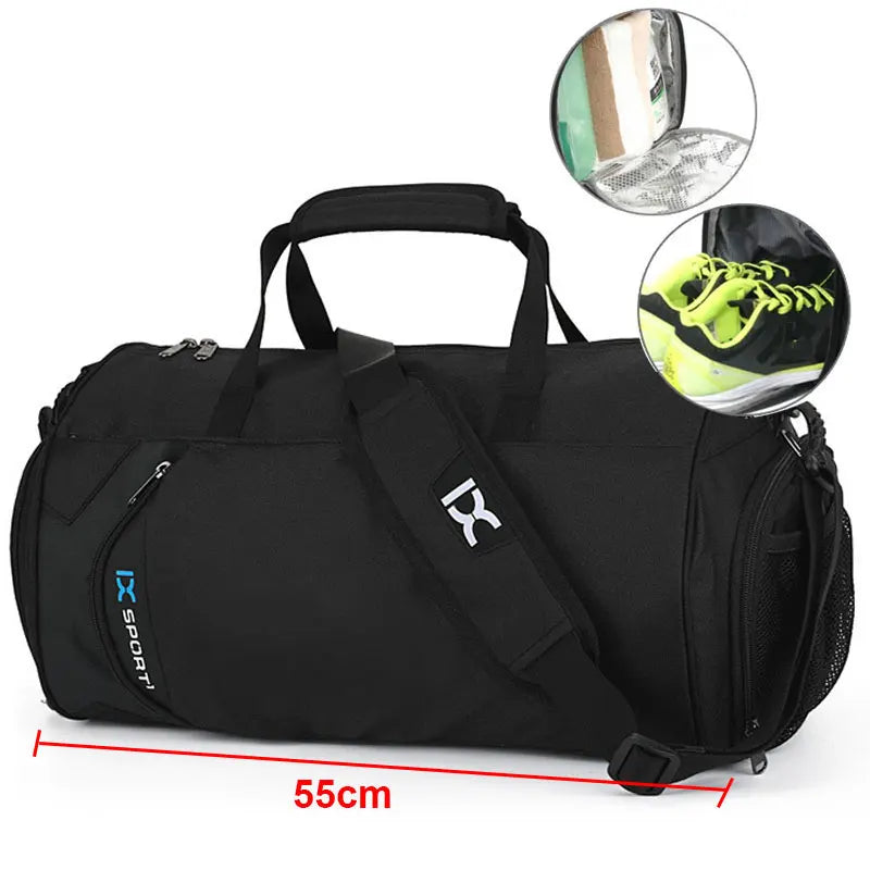 Waterproof Bag with Dry-Wet Separation Black OBA