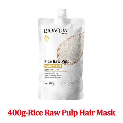 1Magical Keratin Hair Mask 5 Seconds Repair Damaged Frizzy Hair Soft Smooth Shiny Rice Moisturizing Hair Care