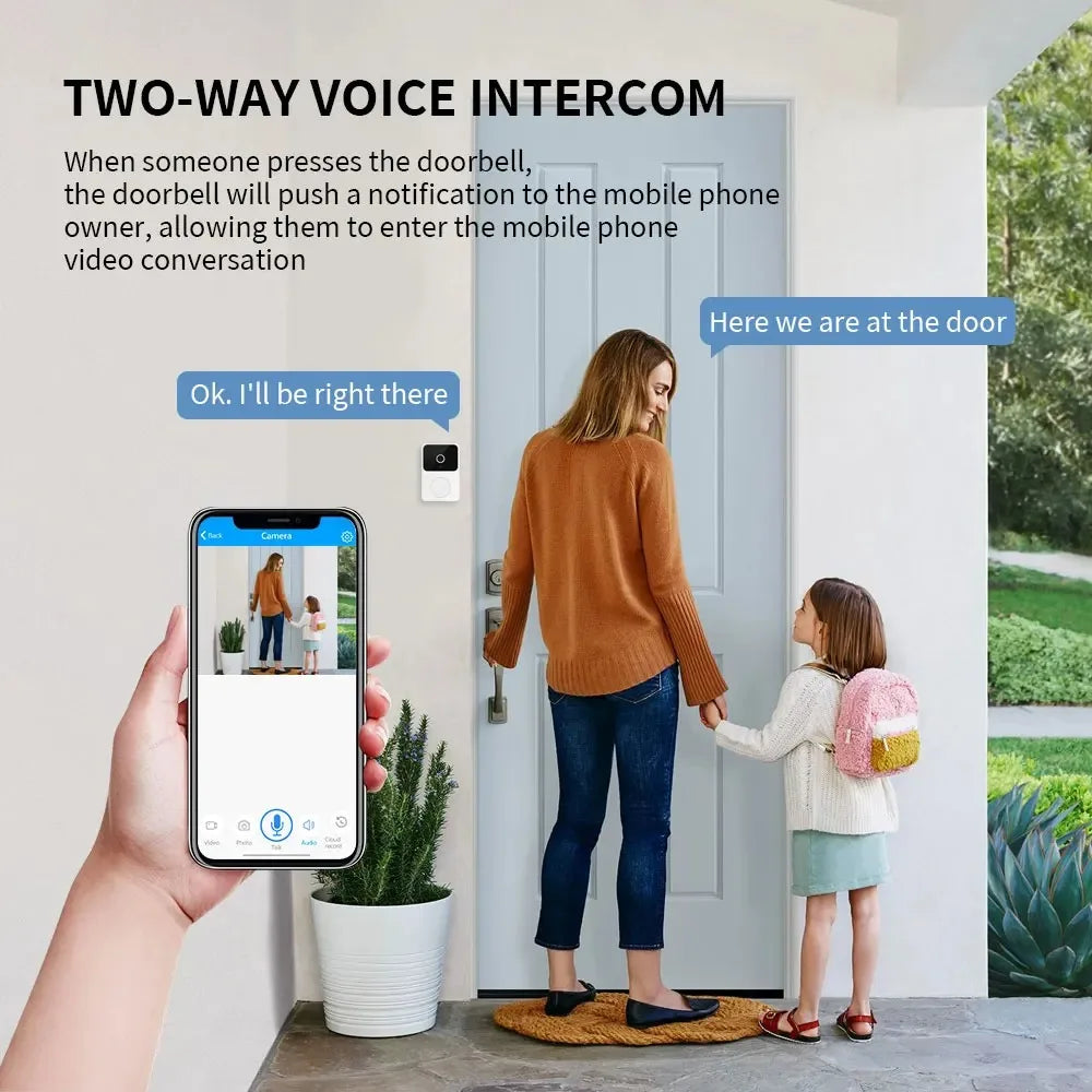 NNEOBA Wireless WiFi Video Doorbell Camera