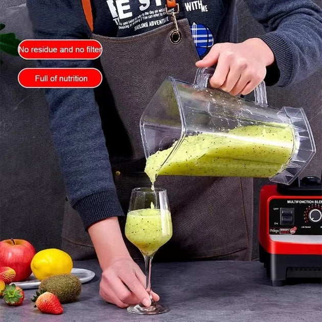 2L Electric Fruit & Food Blender - 15-Speed with Automatic Pulp Ejection CAN