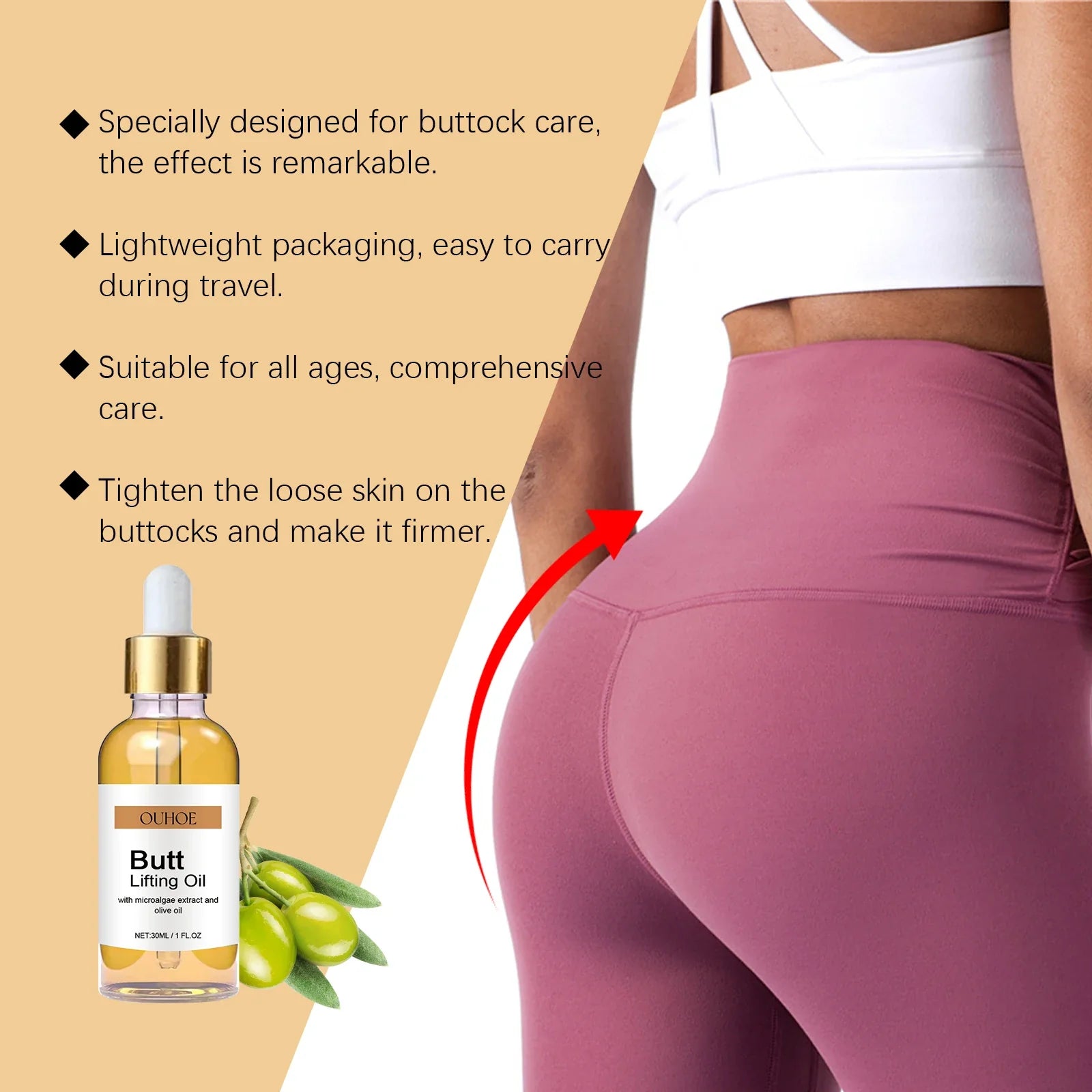 Buttock Enlargement Oil