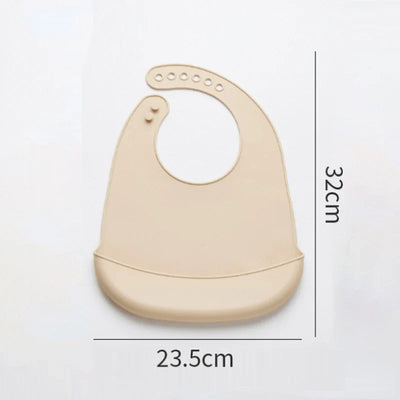 Baby Silicone Bib for Babies with Pocket