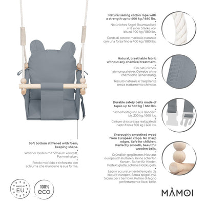 MAMOI® Altalena per bambini ORSETTO