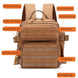 9L Tactical Sport Backpack Bug Out Bag Khaki OBA