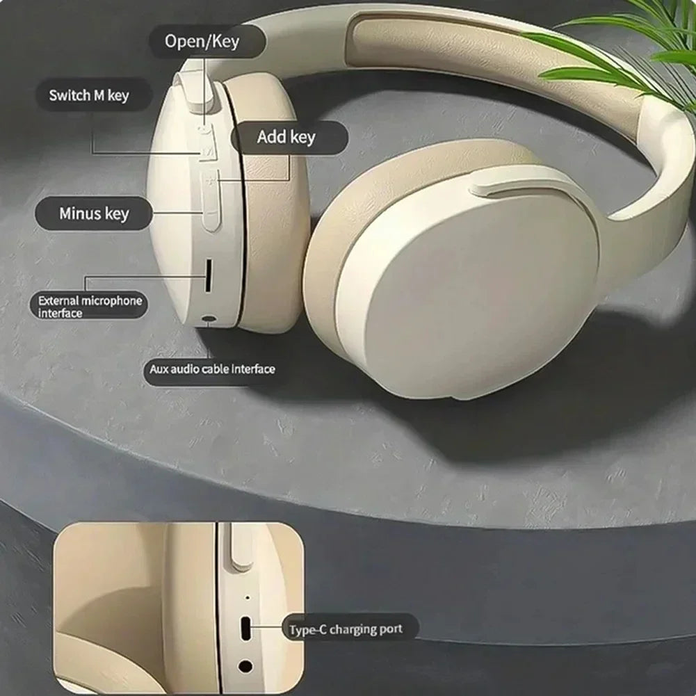 Bluetooth Wireless Headphone Khaki CAN