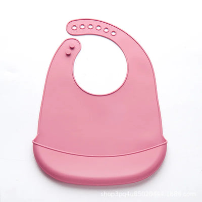 Baby Silicone Bib for Babies with Pocket