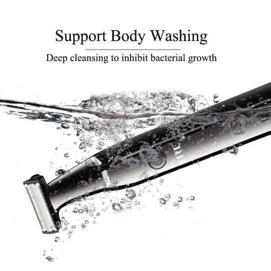 Rechargeable Electric One Blade Trimmer Hair Grooming Clipper Black LPO