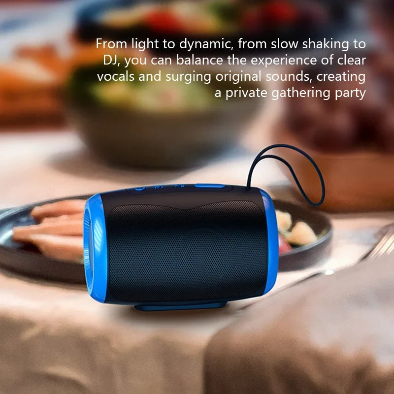 Portable Wireless Bluetooth Speaker Blue CAN
