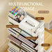 Movable Floor-Mounted Bookshelf with Wheels CAN