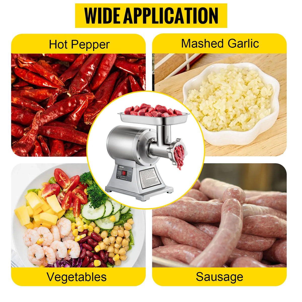 250 Kg/H Electric Meat Mincer Chopper OBA