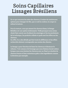 E-Book - Le lissage Brésilien