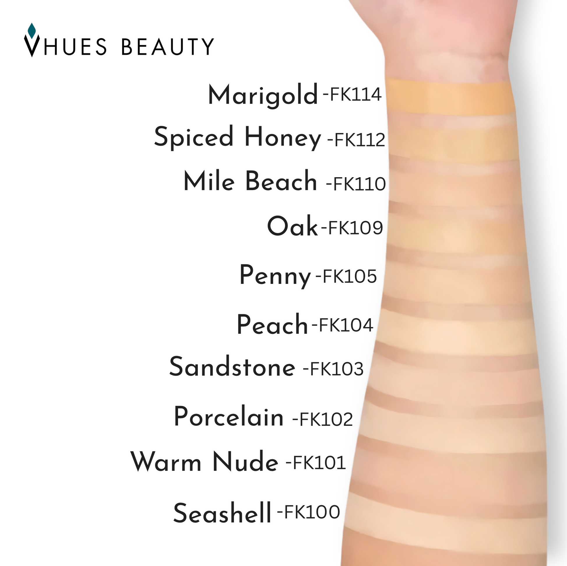 VHUES Radiant Aura Foundation