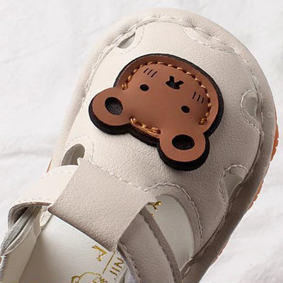 First Steps Sandals with Bear