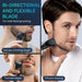 2-in-1 Dual-Sided Electric Trimmer Shaver Beard Body Razor Black LPO