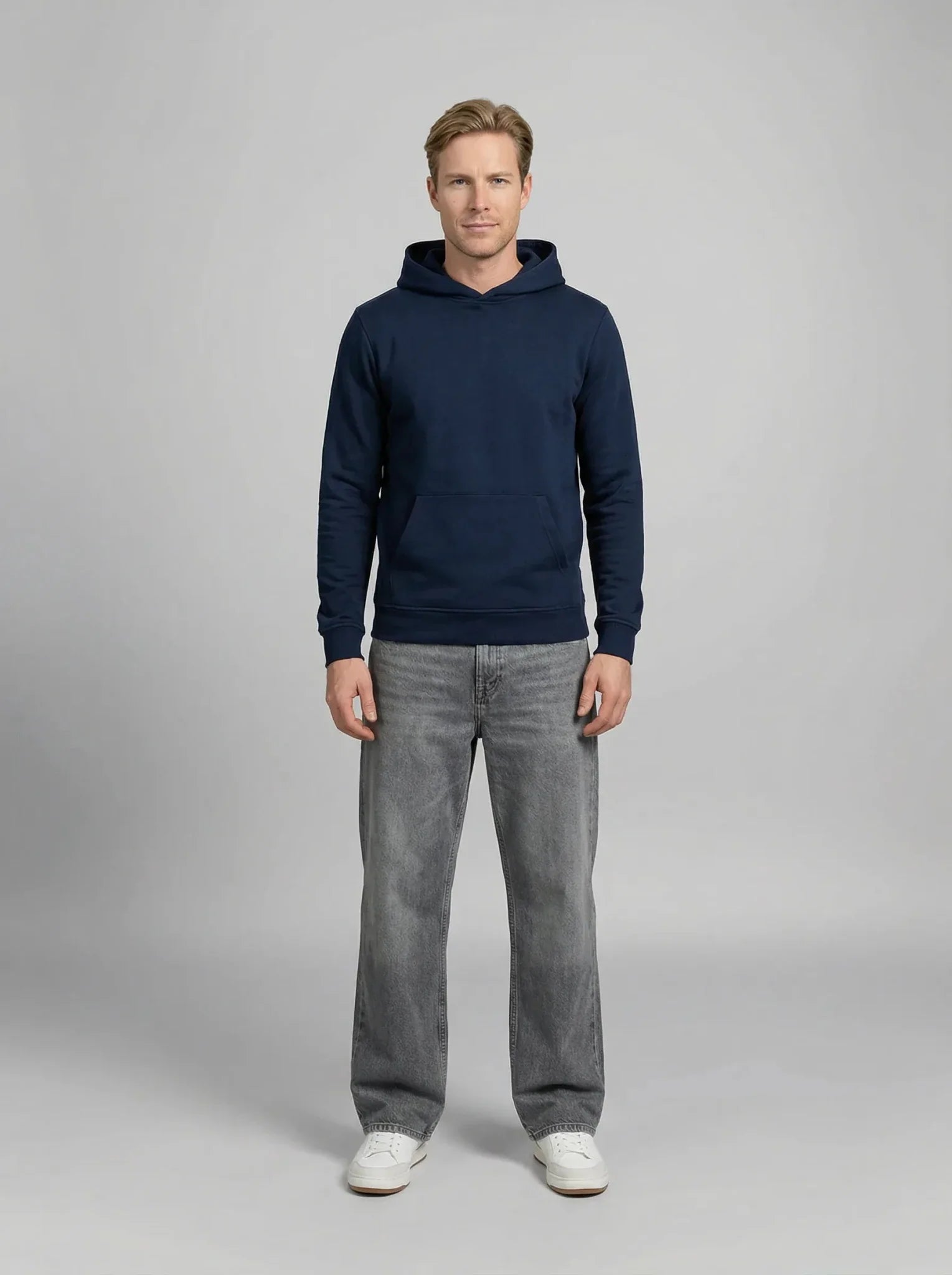 Made in France navy blue hoodie