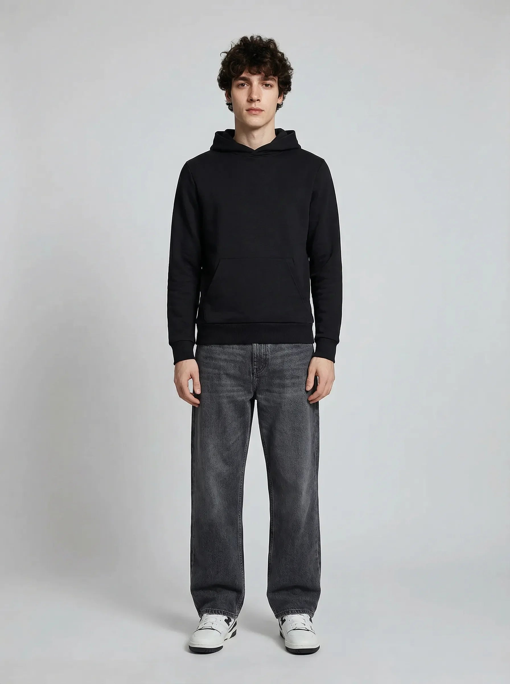 Made in France black hoodie