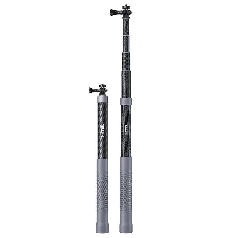 NNEIDS Carbon Fiber Selfie Stick For Action Cameras - 1 / 4 Screw