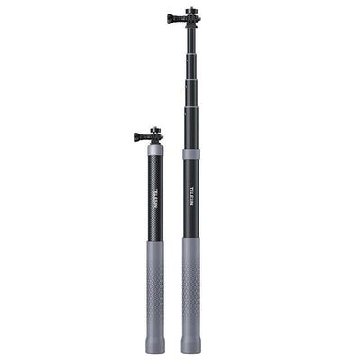 NNEIDS Carbon Fiber Selfie Stick For Action Cameras - 1 / 4 Screw