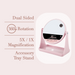 Dual Side Mirror With Organizer Tray Pursonic