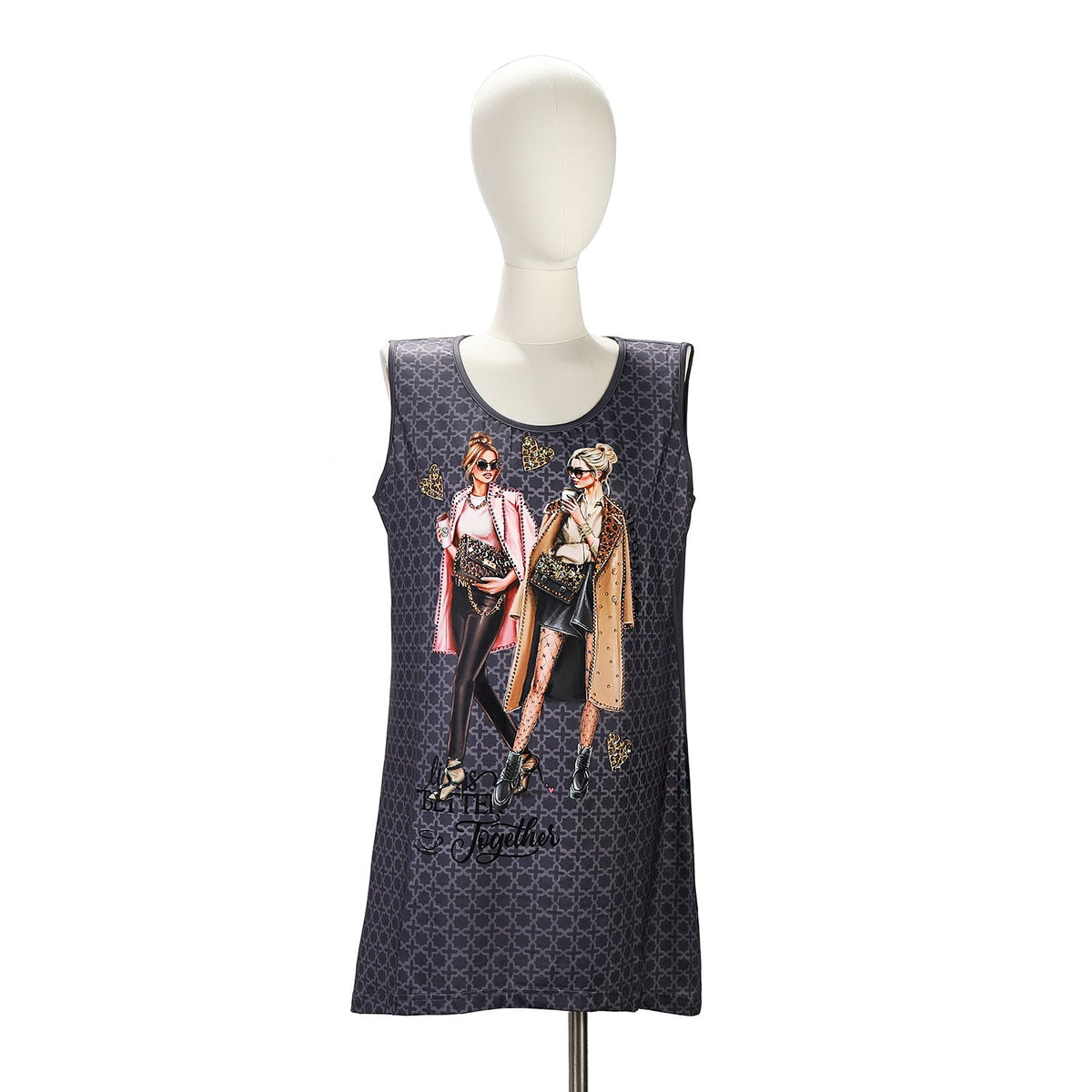 TOP TÚNICA NICOLE LEE CON BRILLOS (LADIES NIGHT OUT)