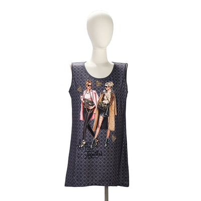 TOP TÚNICA NICOLE LEE CON BRILLOS (LADIES NIGHT OUT)