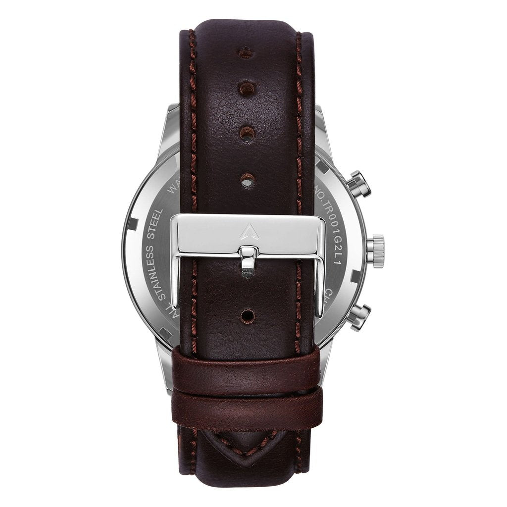 Trnda Men's Stainless Steel Watch, Dark Blue Dial | Trn-Ss43db