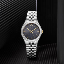 Trnda Women's Silver Stainless Steel Watch, Gray Dial | Trnda32mm