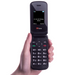 Used - TTfone TT140 Red Flip Folding Phone with USB Cable, EE Pay As You Go TTfone