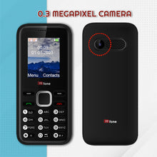 Used - TTfone TT150 Black Dual SIM Mobile with Mains Charger, Giffgaff Pay As You Go