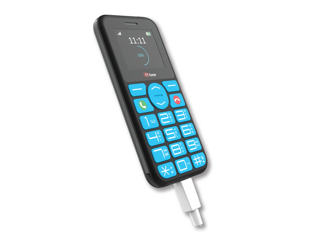 Used - TTfone TT190 with USB Cable and O2 Pay As You Go TTfone